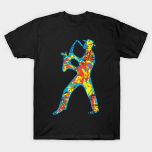 Decorative Saxophone Musician T-Shirt